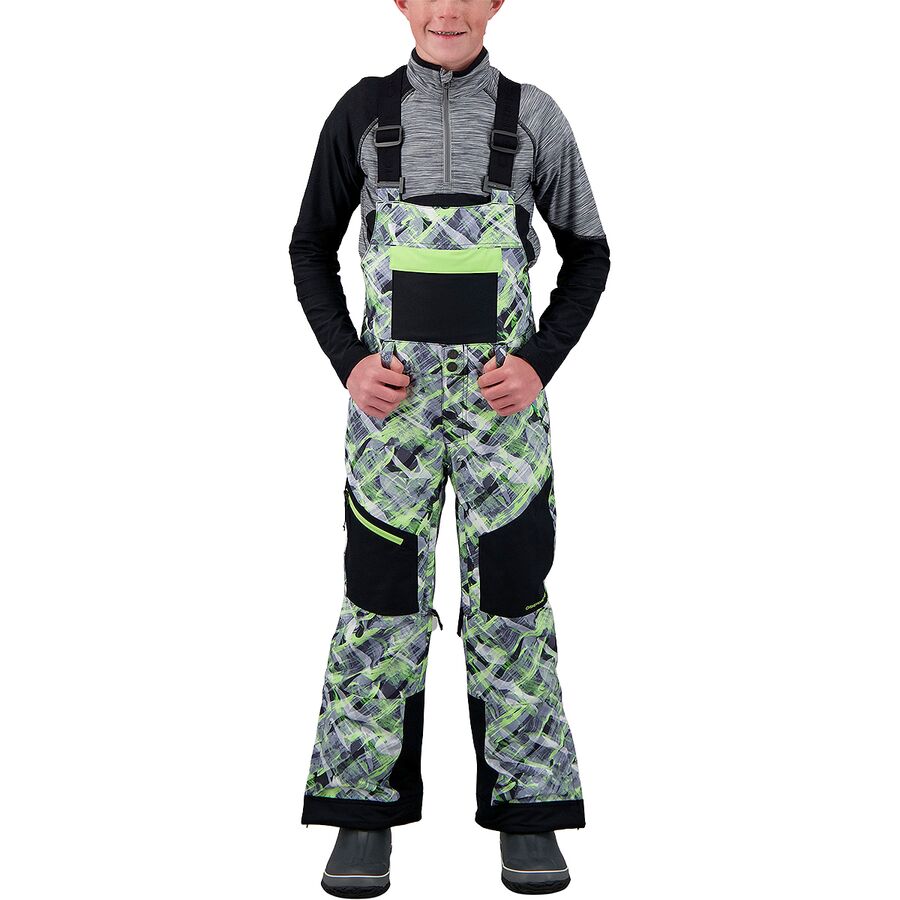 (取寄) オバマイヤー ボーイズ コナー ビブ パンツ - ボーイズ Obermeyer boys Connor Bib Pant - Boys' Carbon Camo画像