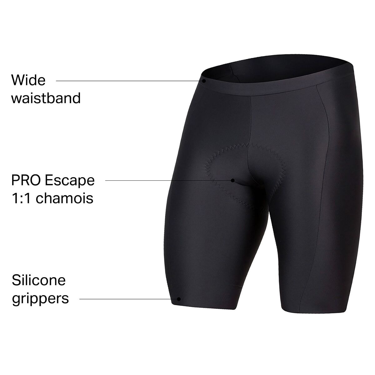 取寄) パールイズミ メンズ iZUMi PEARL Pro メンズ プロ Black ショート men Short Men's 自転車・サイクリング | lelabo.re
