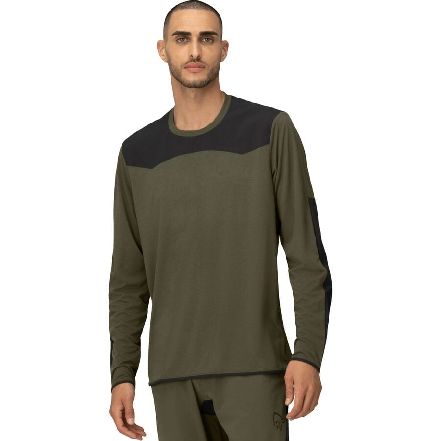 ノローナ メンズ シーボットン イコライザー テック ロングスリーブ Lサイズ skibotn equaliser tech Long sleeve (M) - 宗像山道具店 by GRIPS