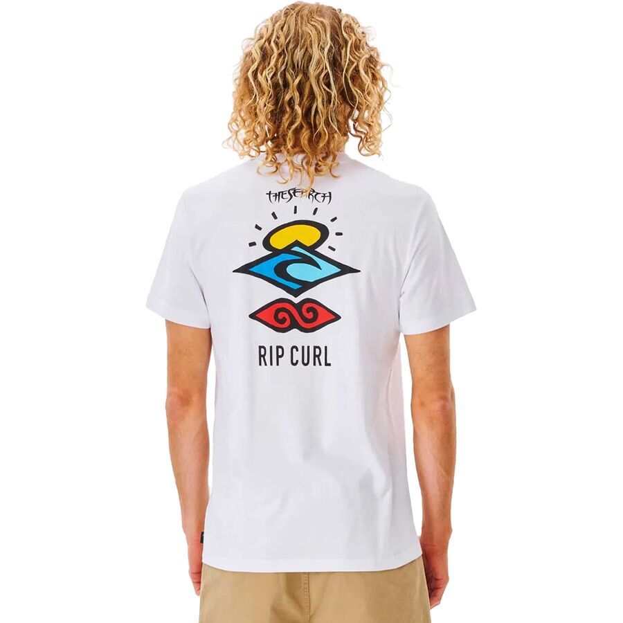 (取寄) リップ カール メンズ サーチ アイコン ショートスリーブ T-シャツ - メンズ Rip Curl men Search Icon Short-Sleeve T-Shirt - Men's White