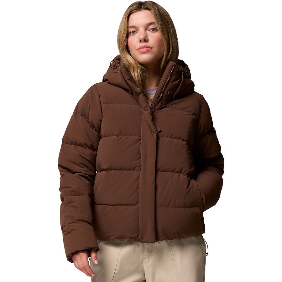 (取寄) コロンビア レディース アメーズ パフ フーデット ジャケット - ウィメンズ Columbia women Amaze Puff Hooded Jacket - Women's Tobacco
