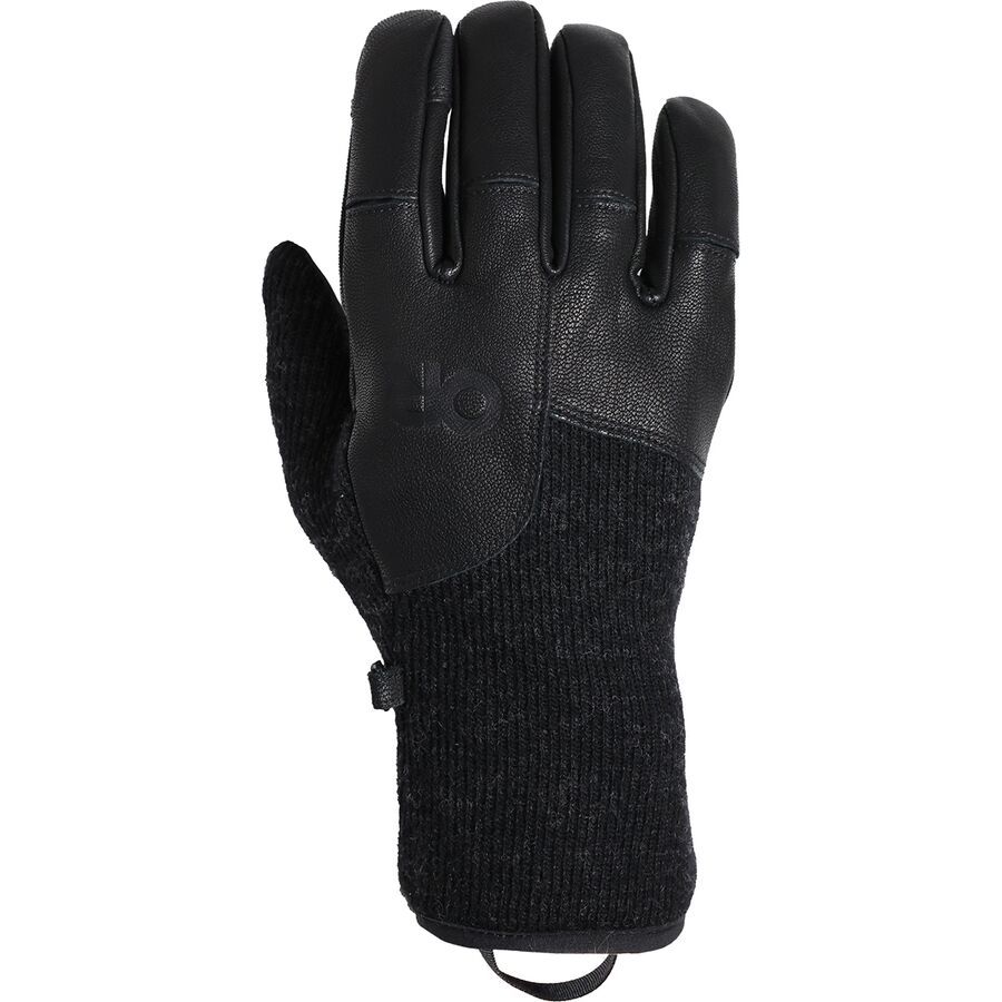(取寄) アウトドア リサーチ メンズ フラーリー ドライビング グローブ - メンズ Outdoor Research men Flurry Driving Glove - Men's Solid Black