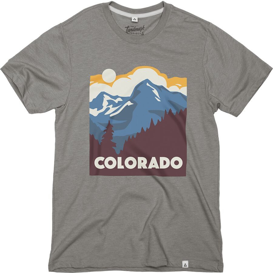 (取寄) ランドマークプロジェクト コロラド ショートスリーブ T-シャツ Landmark Project Colorado Short-Sleeve T-Shirt Smoke Grey