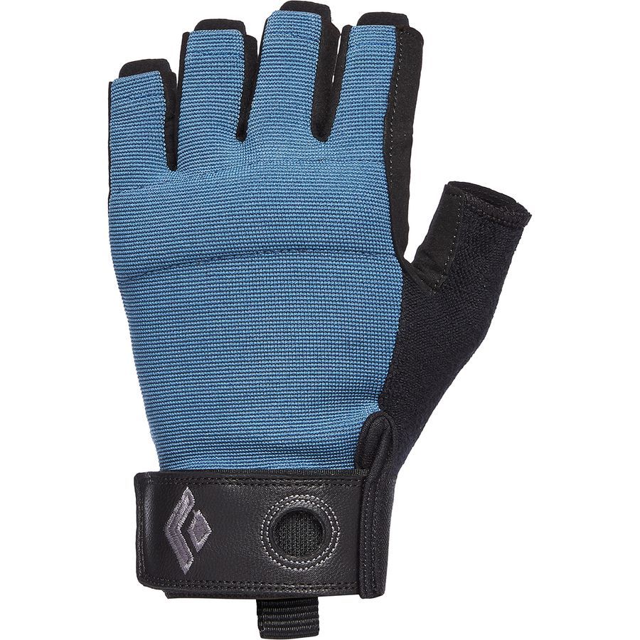 (取寄) ブラックダイヤモンド クラッグ ハーフ-フィンガー グローブ Black Diamond Crag Half-Finger Glove Astral Blue