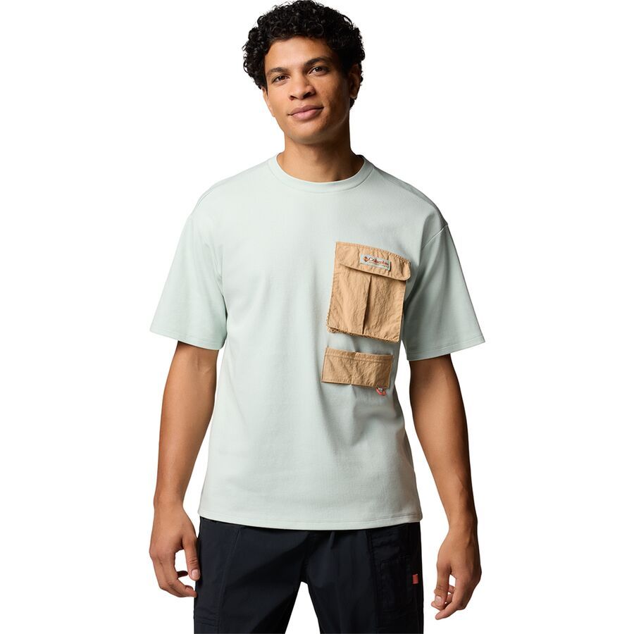 (取寄) コロンビア メンズ コーヴ ビーチ ポケット T-シャツ - メンズ Columbia men Cove Beach Pocket T-Shirt - Men's Cool Green/Canoe 8,245円