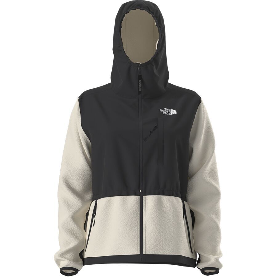 (取寄) ノースフェイス レディース レトロ デナリ ブーディ - ウィメンズ The North Face women Retro Denali Hoodie - Women's White Dune/TNF Black