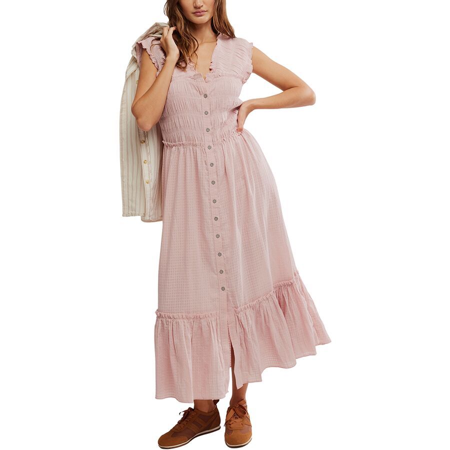 (取寄) フリーピープル レディース デザート デイズド ミディ ドレス - ウィメンズ Free People women Desert Dazed Midi Dress - Women's Pale Mauve