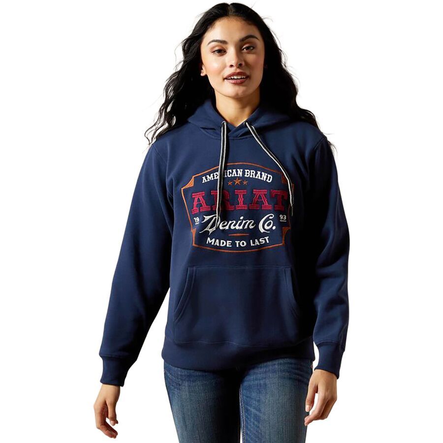 (取寄) アリアット レディース エンブレム ブーディ - ウィメンズ Ariat women Emblem Hoodie - Women's Dress Blues