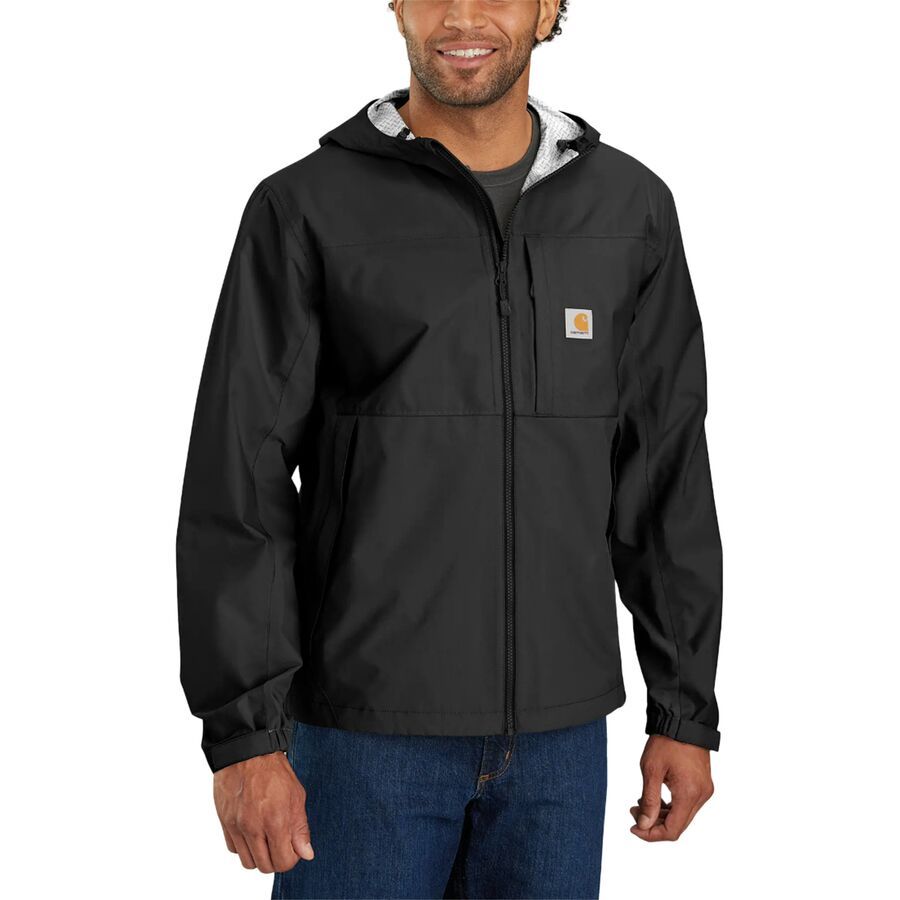 (取寄) カーハート メンズ ストーム ディフェンダー リラックスド-フィット フィット Lw パッカブル ジャケット - メンズ Carhartt men Storm Defender Relaxed Fit LW Packable Jacket - Men's Black