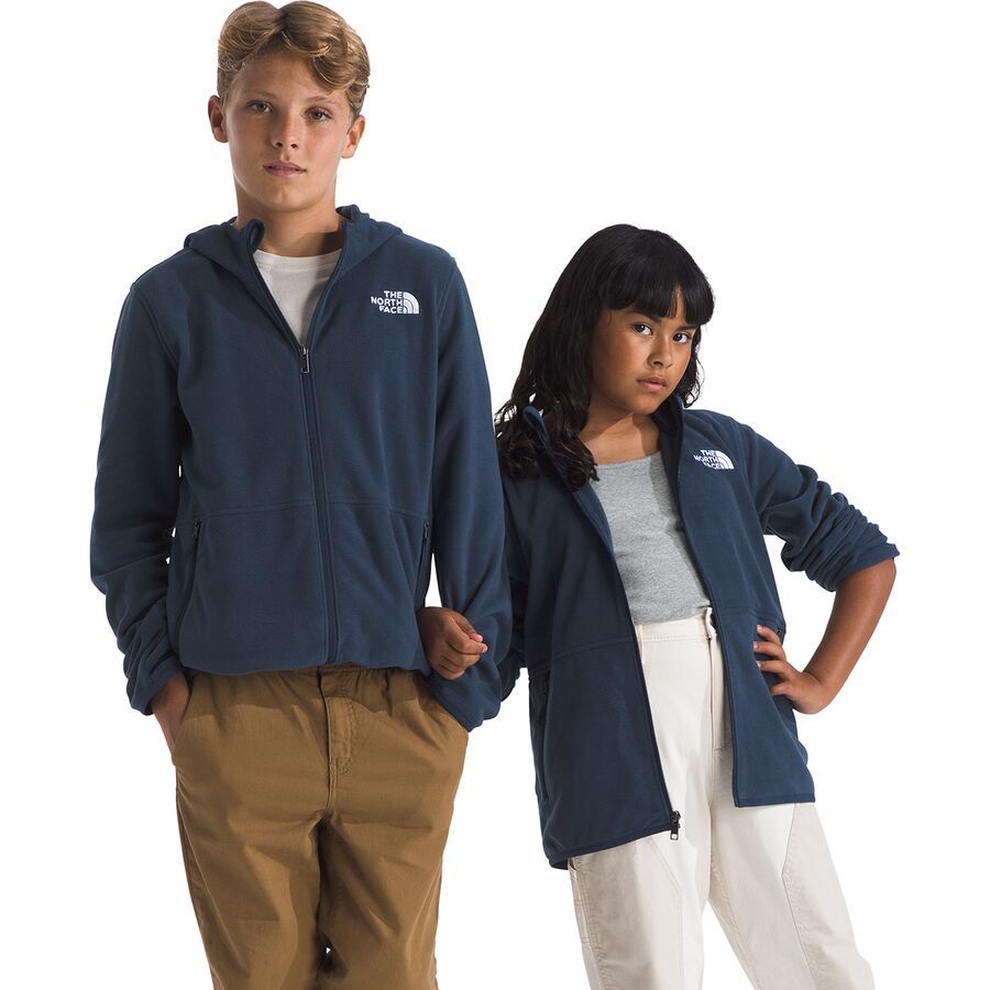 (取寄) ノースフェイス キッズ グレイシャー フルジップ ブーディ - キッズ The North Face kids Glacier Full-Zip Hoodie - Kids' Summit Navy