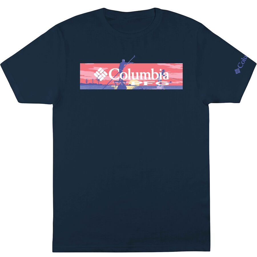 (取寄) コロンビア メンズ スポッター ショートスリーブ T-シャツ - メンズ Columbia men Spotter Short-Sleeve T-Shirt - Men's Columbia Navy