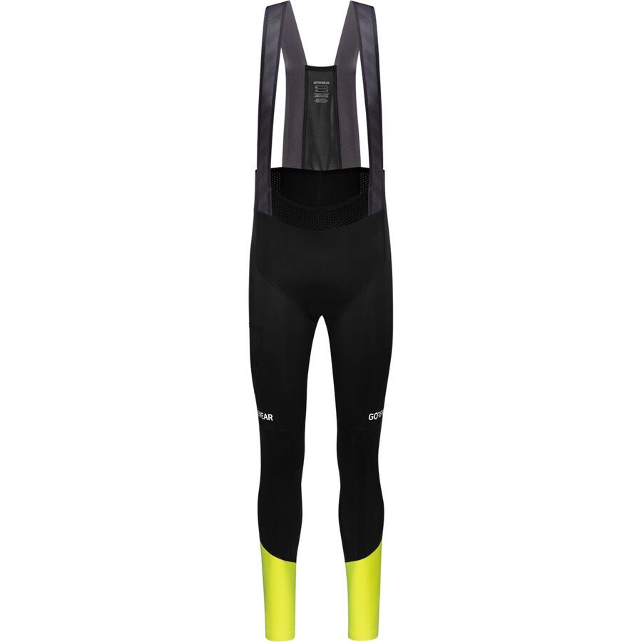 (取寄) ゴアウェア メンズ スピンシフト サーモ ビブ タイツ+ - メンズ GOREWEAR men SPINSHIFT Thermo Bib Tights+ - Men's Black/Neon Yellow