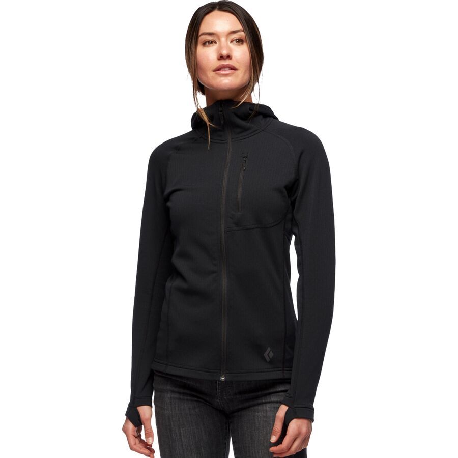 (取寄) ブラックダイヤモンド レディース コウフィシェント フリース フーデット ジャケット - ウィメンズ Black Diamond women Coefficient Fleece Hooded Jacket - Women's Black 41,379円