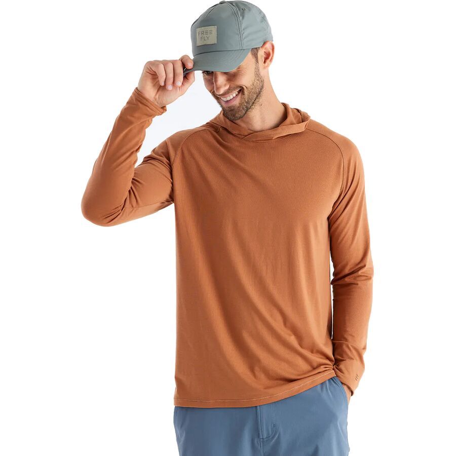 (取寄) フリーフライ メンズ クリアウォーター ブーディ - メンズ Free Fly men Clearwater Hoodie - Men's Rust