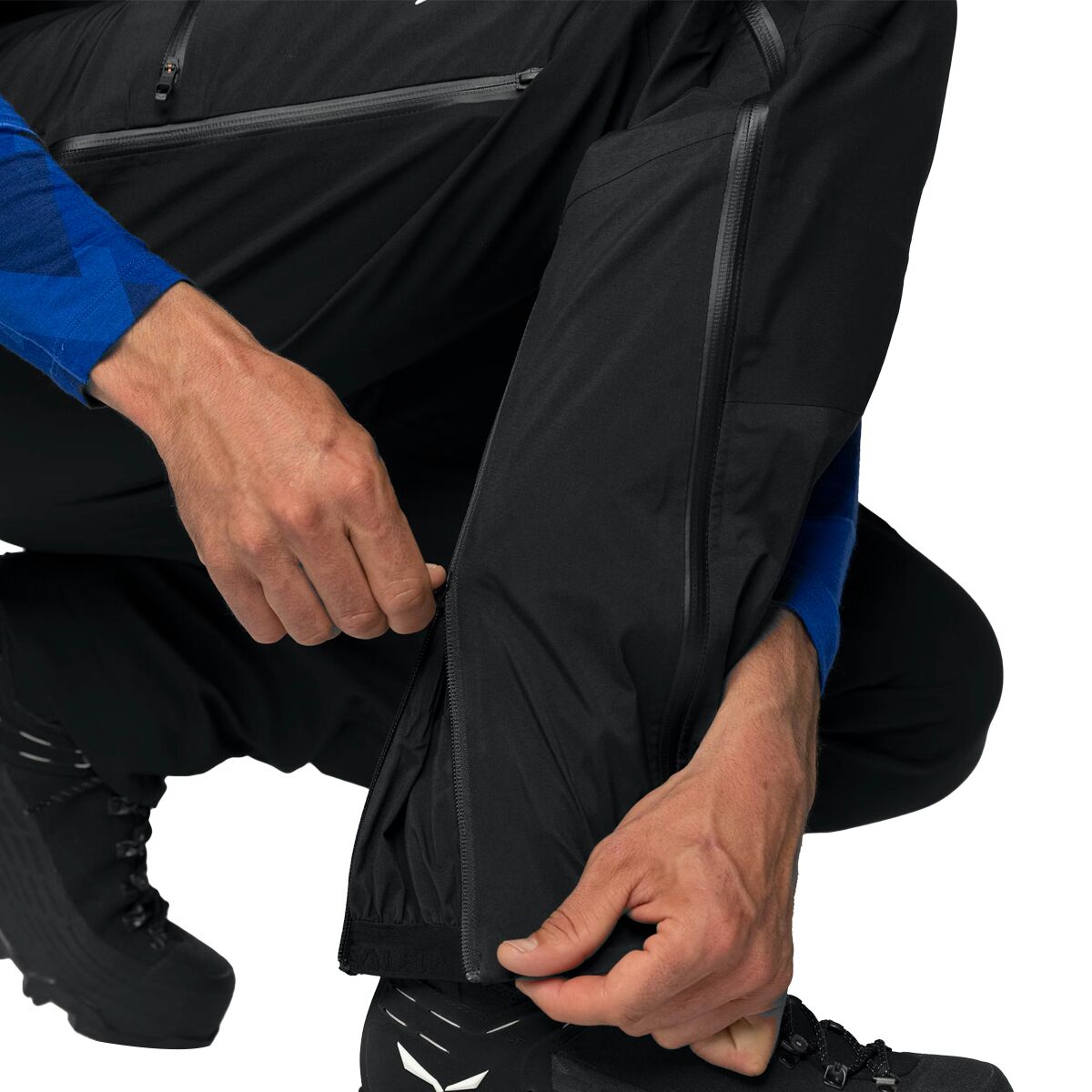 取寄 サレワ メンズ Gtx Pro Out GTX Black ストレッチ パンツ men オルトルズ プロ Stretch Salewa - Pant Ortles Men's