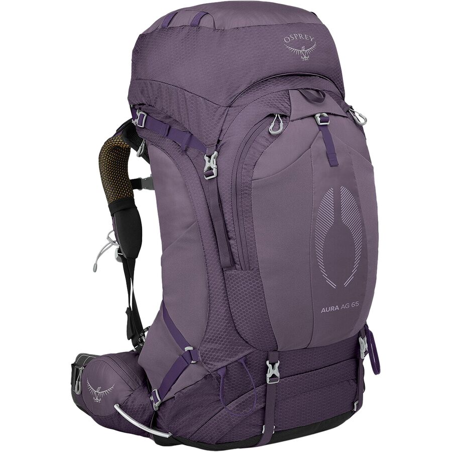 公式】 取寄 オスプレーパック レディース オーラ AG 65L バックパック ウィメンズ Osprey Packs women Aura  Backpack Women's Enchantment Purple