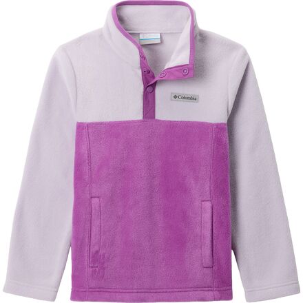 (取寄) コロンビア キッズ スティーンズ マウント リ 1/4 スナップ フリース プル-オーバー - キッズ Columbia kids Steens Mtn II 1/4 Snap Fleece Pull-Over - Kids' Razzle/Lavender Pearl｜スウィートラグ