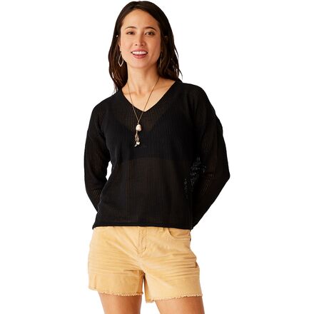 (取寄) カーヴ デザイン レディース セラ メッシュ プルオーバー - ウィメンズ Carve Designs women Zella Mesh Pullover - Women's Black|スウィートラグ