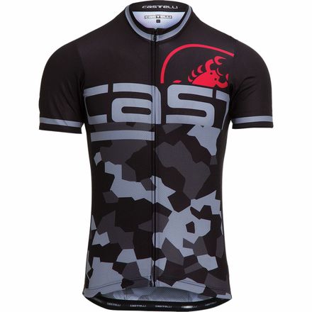 (取寄) カステリ メンズ アタッコ リミテッド エディション ジャージ - メンズ Castelli men Attacco Limited Edition Jersey - Men's Black/Vortex Gray｜スウィートラグ