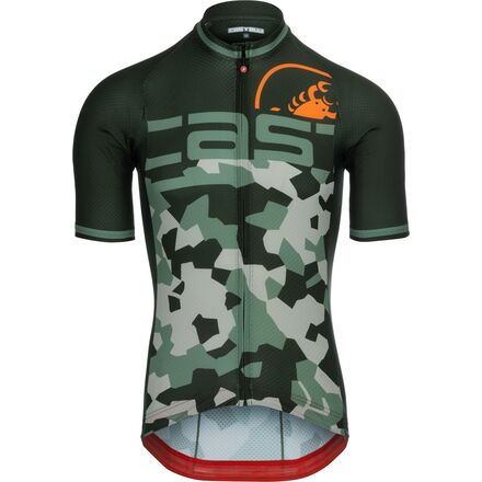 (取寄) カステリ メンズ アタッコ リミテッド エディション ジャージ - メンズ Castelli men Attacco Limited Edition Jersey - Men's Deep Green/Green Pepper/Silver Moon/Brilliant Oran｜スウィートラグ