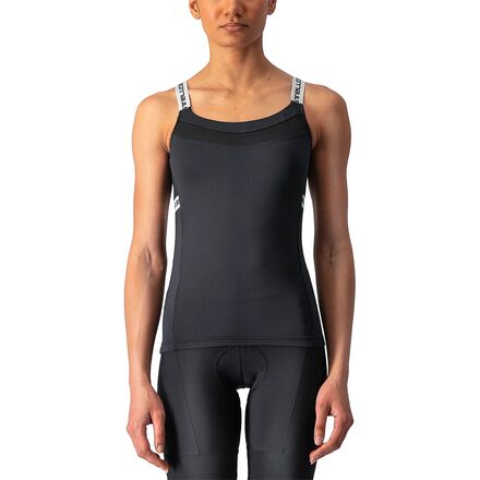 (取寄) カステリ レディース バヴェット トップ - ウィメンズ Castelli women Bavette Top - Women's Light Black/Ivory｜スウィートラグ