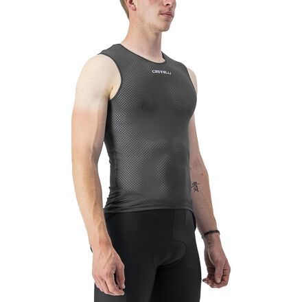 (取寄) カステリ メンズ プロ メッシュ 2.0 スリーブレス ベースレイヤー&mdash; - メンズ Castelli men Pro Mesh 2.0 Sleeveless Baselayer - Men's Black｜スウィートラグ