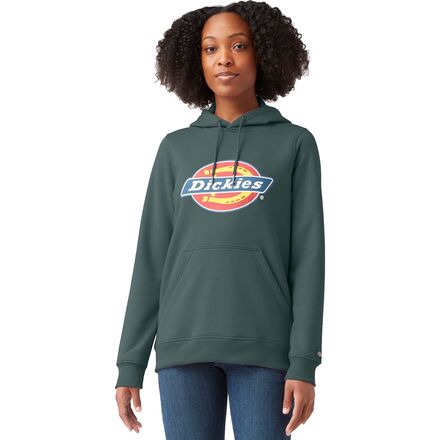 (取寄) ディッキーズ レディース ヘビーウェイト ロゴ フリース プルオーバー - ウィメンズ Dickies women Heavyweight Logo Fleece Pullover - Women's Lincoln Green｜スウィートラグ