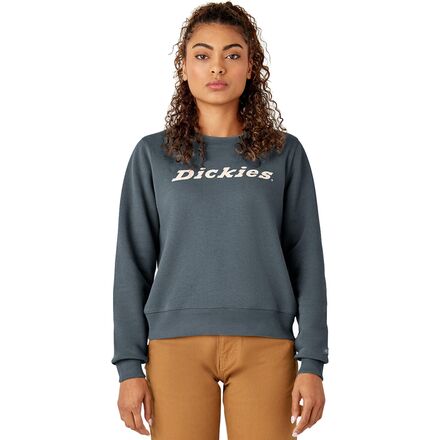 (取寄) ディッキーズ レディース ヘビーウェイト ワードマーク クルー フリース - ウィメンズ Dickies women Heavyweight Wordmark Crew Fleece - Women's Stormy Weather｜スウィートラグ