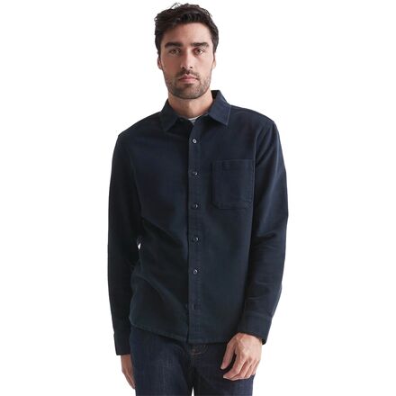 (取寄) デュア メンズ ノー スウェット モールスキン シャツ - メンズ DU/ER men No Sweat Moleskin Shirt - Men's Navy|スウィートラグ