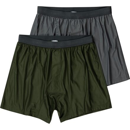 (取寄) エクスオフィシオ メンズ ギブンゴー 2.0 ボクサー - 2-パック - メンズ ExOfficio men Give-N-Go 2.0 Boxer - 2-Pack - Men's Steel Onyx/Nori|スウィートラグ