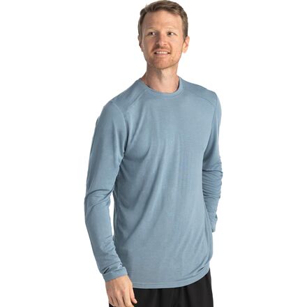 (取寄) フリーフライ メンズ ライトウェイト ロング-スローブ トップ - メンズ Free Fly men Lightweight Long-Sleeve Top - Men's Blue Fog|スウィートラグ