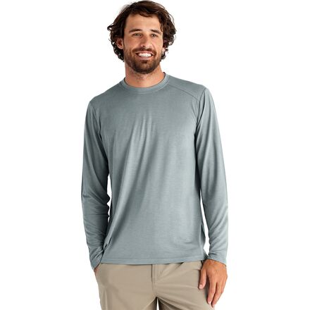 (取寄) フリーフライ メンズ ライトウェイト ロング-スローブ トップ - メンズ Free Fly men Lightweight Long-Sleeve Top - Men's Slate｜スウィートラグ