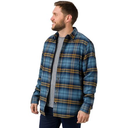 (取寄) フライロー メンズ ラッセン フリース ライン フランネル - メンズ Flylow men Lassen Fleece Lined Flannel - Men's Ocean/Rye Plaid|スウィートラグ