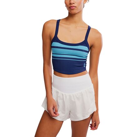(取寄) エフピー ムーブメント レディース オール クリア ストライプド カミ - ウィメンズ FP Movement women All Clear Striped Cami - Women's Midnight Navy Combo｜スウィートラグ 10,234円