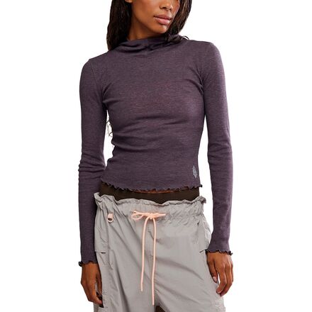 (取寄) エフピー ムーブメント レディース ブリーズ イージー ロング-スローブ シャツ - ウィメンズ FP Movement women Breathe Easy Long-Sleeve Shirt - Women's Chocolate|スウィートラグ