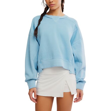 (取寄) エフピー ムーブメント レディース インターセプト プルオーバー スウェットシャツ - ウィメンズ FP Movement women Intercept Pullover Sweatshirt - Women's Bright Blue|スウィートラグ