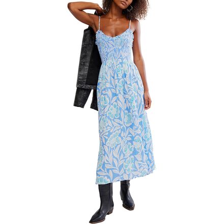 (取寄) フリーピープル レディース スウィート ナッシングス ミディ ドレス - ウィメンズ Free People women Sweet Nothings Midi Dress - Women\'s Blue Vista Combo｜スウィートラグ