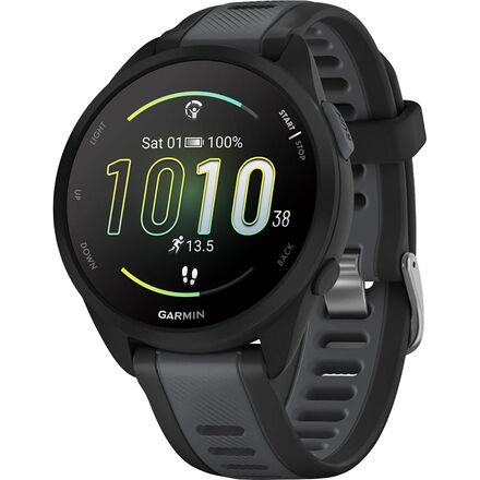 (取寄) ガーミン フォアランナー 165 ミュージック ウォッチ Garmin Forerunner 165 Music Watch Black/Slate Gray｜スウィートラグ