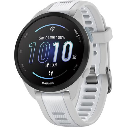 (取寄) ガーミン フォアランナー 165 ミュージック ウォッチ Garmin Forerunner 165 Music Watch Mist Gray/Whitestone|スウィートラグ