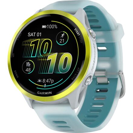 (取寄) ガーミン フォアランナー ウォッチ Garmin Forerunner 570 Watch Amp Yellow (Whitestone/Turquoise Band)｜スウィートラグ 89,463円