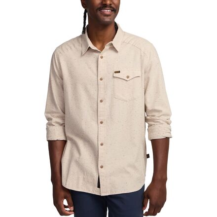 (取寄) ハウラーブラザーズ メンズ ラ グランジ ライトウェイト フランネル シャツ - メンズ Howler Brothers men La Grange Lightweight Flannel Shirt - Men's Speckled Sand｜スウィートラグ