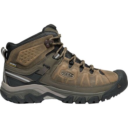 (取寄) キーン メンズ ターギー 3 ミッド レザー ウォータープルーフ ハイキング ブーツ - メンズ KEEN men Targhee III Mid Leather Waterproof Hiking Boot - Men's Bungee Cord/Black｜スウィートラグ