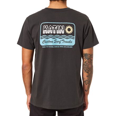 (取寄) ケイティン メンズ T-シャツ - メンズ Katin men Aquatics T-Shirt - Men's Black Wash|スウィートラグ