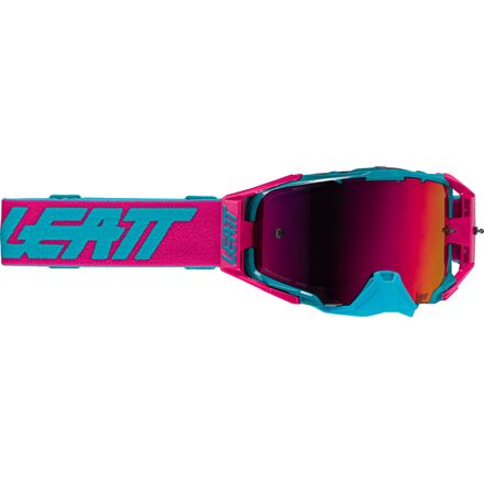 (取寄) リアット ヴェロシティ 6.5 MTB クリスタル ゴーグルズ Leatt Velocity 6.5 MTB Crystal Iriz Goggles Pink Fuchsia 22 VLT｜スウィートラグ