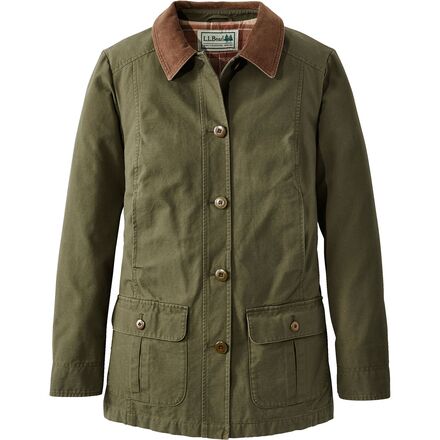 (取寄) エルエルビーン レディース アディロンダック バーン フランネル ライン コート - ウィメンズ L.L.Bean women Adirondack Barn Flannel Lined Coat - Women's Loden｜スウィートラグ