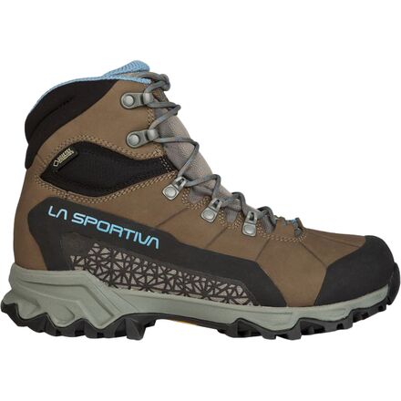 (取寄) スポルティバ レディース ニュークレオ ハイ リ Gtx ワイド ブーツ - ウィメンズ La Sportiva women Nucleo High II GTX Wide Boot - Women's Oak/Topaz｜スウィートラグ