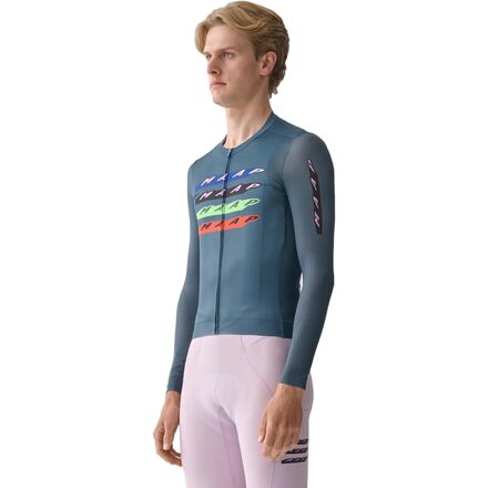 (取寄) マープ メンズ イベイド X プロ エアー 3.0 ロング-スローブ ジャージ - メンズ MAAP men Evade X Pro Air 3.0 Long-Sleeve Jersey - Men's Uniform Blue｜スウィートラグ