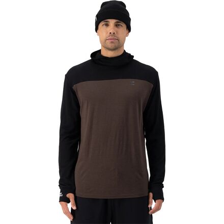 (取寄) モンスロイヤル メンズ ヨーテイ パウダー ブーディ - メンズ Mons Royale men Yotei Powder Hoodie - Men's Cedar/Black|スウィートラグ