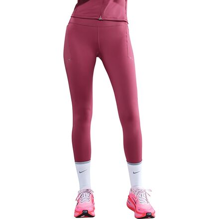 (取寄) ナイキ レディース ドライ-フィット スウィフト Hr 7/8 タイト - ウィメンズ Nike women Dri-Fit Swift HR 7/8 Tight - Women's Sweet Beet/ Reflective Silv｜スウィートラグ
