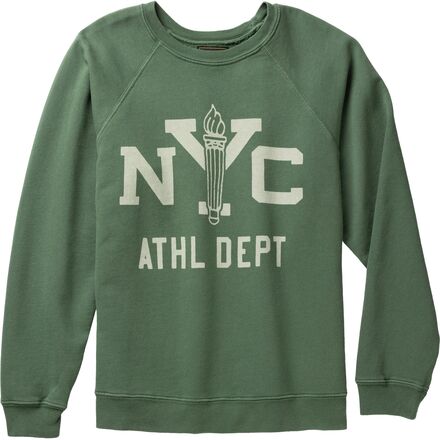 (取寄) オリジナルレトロブランド レディース ナイック アスレチック スウェットシャツ - ウィメンズ Original Retro Brand women NYC Athletic Sweatshirt - Women's Vintage Forest｜スウィートラグ
